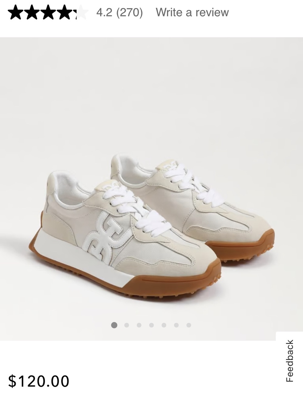 Sam Edelman Langley Lace Up Sneaker